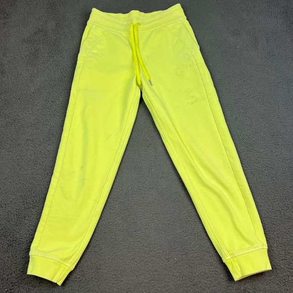 Lululemon Scuba High-Rise French Terry Jogger Womens 6 Yellow Sweatpants - Picture 1 of 9